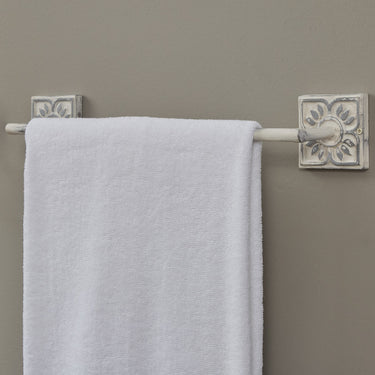 Distressed Tile Towel Bar - 16